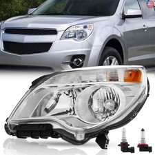 TODO Headlights Assembly Compatible with 2010-2015 Chevy Equinox LS/LT Only