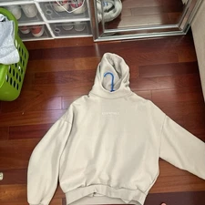 Essential Pull Over Beige Hoodie