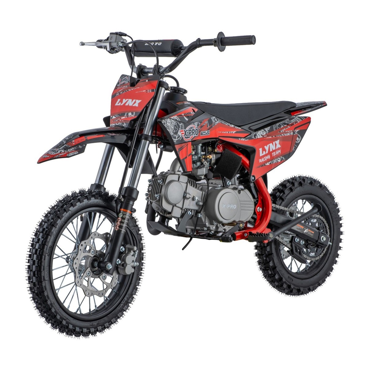 X-PRO Lynx 125cc Dirt Bike Pit Bike 4 Stroke Gas Powered Off Road