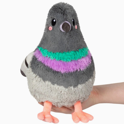 Squishable Pigeon Mini Plüschtier Kuscheltier - BRANDNEU