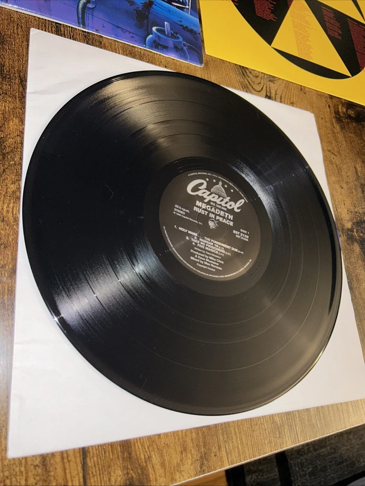 Megadeth -Rust in Peace(1990)(180gm Vinyl Record, 2008 RE) Thrash Metal Epic - Image 2 of 4