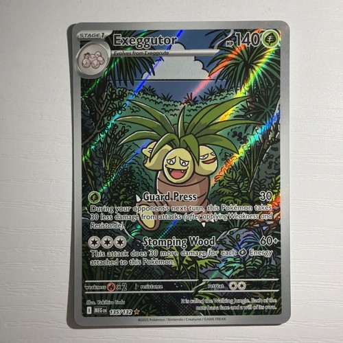 Pokémon TCG Exeggutor 135/132 Me01: Mega Evolution Illustration Rare Holo
