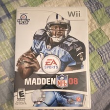 EA SPORTS Madden NFL 08 (Nintendo Wii, 2007) Multiplayer, E, NTSC w/ Manual