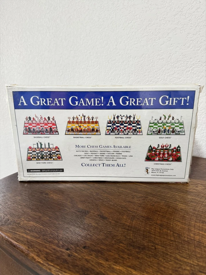 Big League Promotions USA Chess Set 2002 Patriotic American Theme Sealed New - image 2 of 4