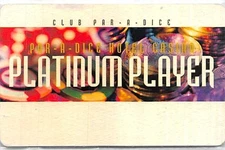 Par-A-Dice Casino - Peoria, IL - 6th Issue Platinum Player Slot Card (BLANK)