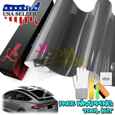 TPU Essmo Security Black Smoke Glass Sunroof VLT70% UV99% Windshield Sunshade