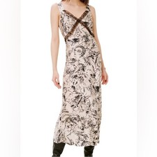 Reformation Provence Silk Dress in Vogue Cream VERY RARE Size Large Collectors