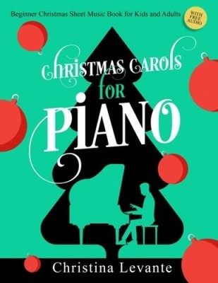Christmas Carols for Piano Beginner Christmas Sheet Music Book for Kids  - GOOD