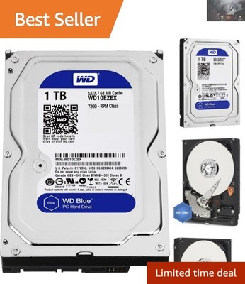 WD BLUE 1TB SATA Hard Disk Drive, 5400 RPM - Optimal for PC/Mac Storage Needs