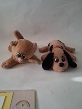 Vintage Original Pound Puppy Pound Purries Lot Of 2 Mini Sized Plush Tonka...