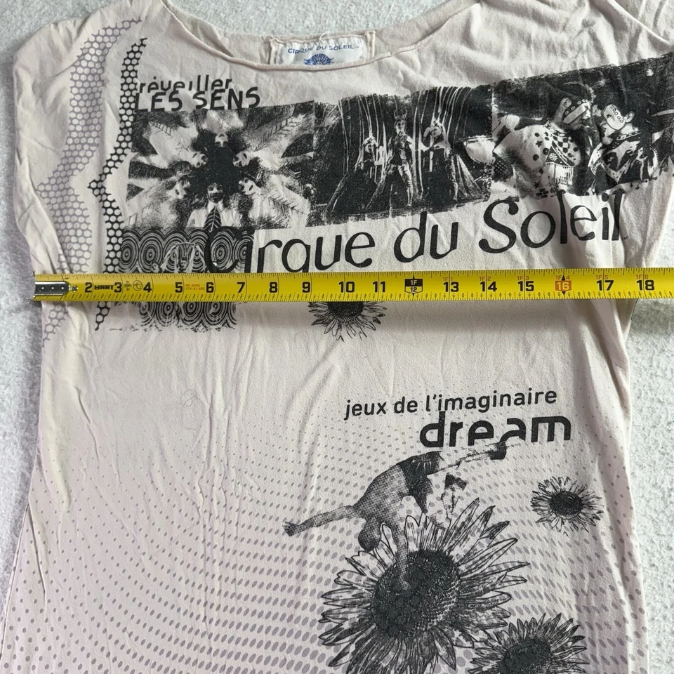 Camiseta grande de manga larga Cirque Du Soleil para mujer de colección LEER Foto 4 de 4