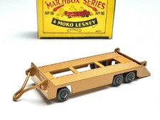 Matchbox Lesney Regular Moko No. 16 A1 Anhänger KFZ Transporter braun top Zust.