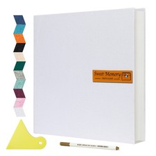 Spbapr Large Self-Adhesive Magnetic Photo Album DIY Scrapbook 4x6 5x7 8x10