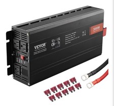 Power Inverter 3000W 6000W 12V DC to 110V 120V AC LCD Outdoor for Car Truck Home