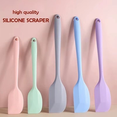 UK Silikon Spatel Kochen Backen Schaber Kuchen Sahne Butter Mischen Teig Werkzeuge