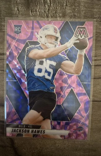 2025 Panini Mosaic - Rookies Jackson Hawes #334 Reactive Purple Mosaic Prizm...
