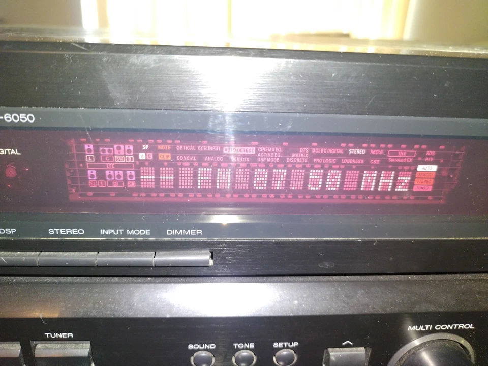 Kenwood VR-6050 Surround 5.1 Home Theater Audio-Video Receiver Tested No Remote  - Image 2 of 4