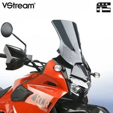 National Cycle VStream Windscreen Low Dark Tint for Kawasaki KLR650 (2022-2023)