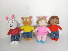 PBS KIDS Arthur Friends Plush Set Of 4 Arthur DW Buster Francine