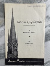 The Lord's My Sheperd Psalm 23 Florence Jolley Treble Voices Waring Choir Serie