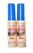 2PACK! PROSA 4 en Uno Rimel Azul - 4 in 1 Waterproof Mascara - *BLUE / AZUL*