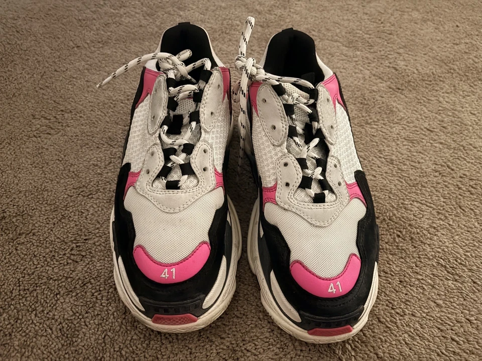 Balenciaga Triple S. Blanco, Rosa, Negro, Talla Mujer’s 11 Foto 2 de 4