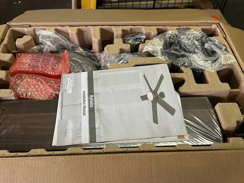 Hunter Byhalia 52 in. Noble Bronze Ceiling Fan w/ Remote - Image 4 of 4