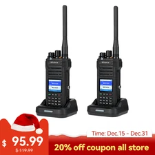 2 Pack Ailunce HA1G GMRS Handheld Radio Support Chirp Dual Band IP67 Waterproof