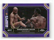 Anderson Silva Chrome 2024 Purple Refractor #17