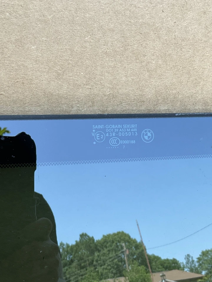 BMW X3 E83 2004-2010 techo corredizo superior corredizo ventana panel de vidrio trasero OEM Foto 4 de 4