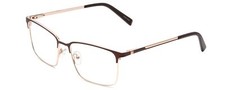 Calabria Ernest 4909 Rectangular Reading Glasses 7.00 Brown/Gold Men Women