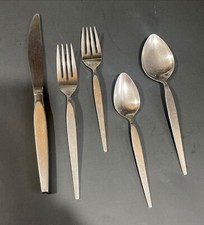 Vintage Oneida Stainless FROSTFIRE 5pc Place Setting USA Made