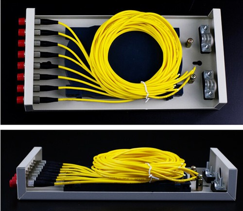 8-port FC fiber optic terminal box thickened 1.0MM full flange + pigtail box - Picture 4 of 9