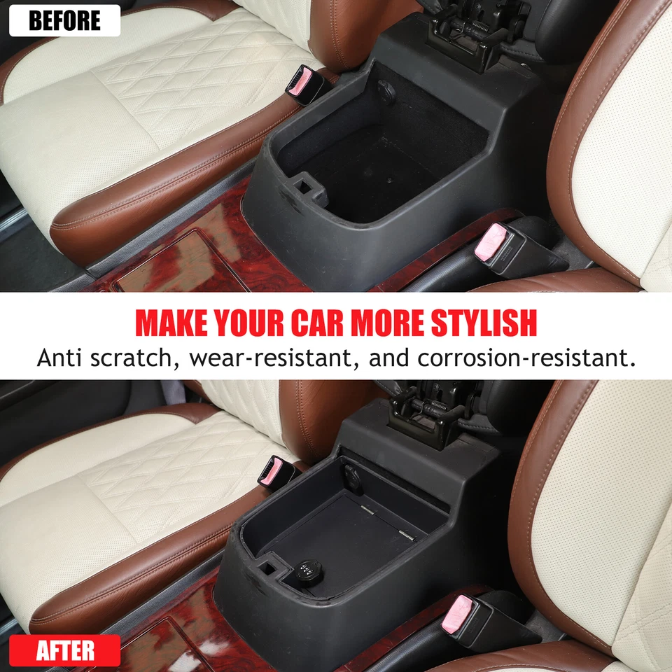 Center Console Safe Storage Box W/Lock For Cadillac Escalade ESV 2007-2014 Black Foto 2 de 4