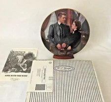 1993 Gone With The Wind Collector's Plate "At Cross Purposes" NIB Paul Jennis