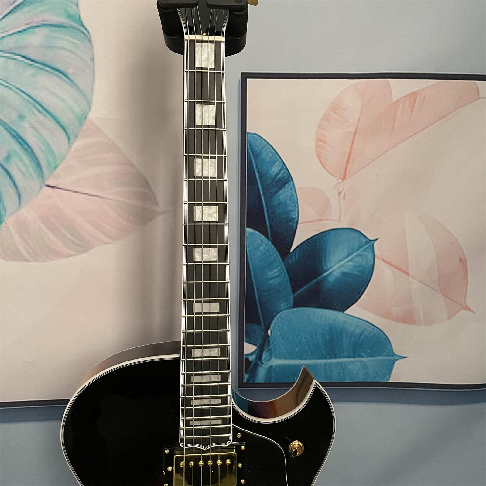 Sunburst Byrdland Jazz Electric Guitar 2H 596mm Glod Parts Tailpiece