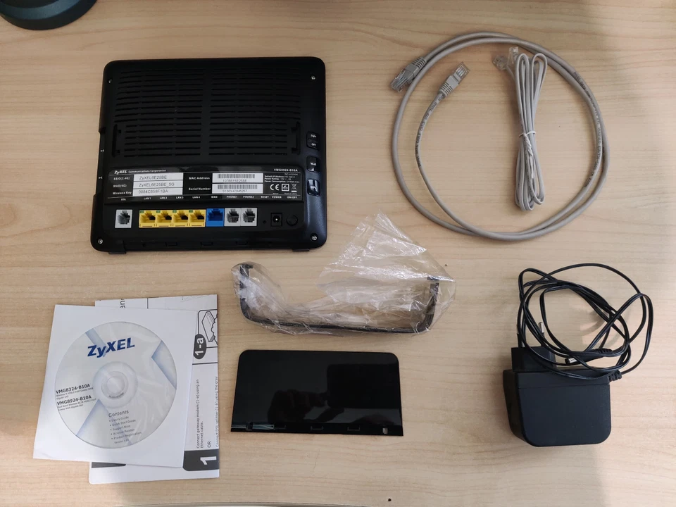 Modem Router ZyXEL VMG8924-B10A ADSL2+ e VDSL2 WIFI VOIP - Immagine 4 di 4