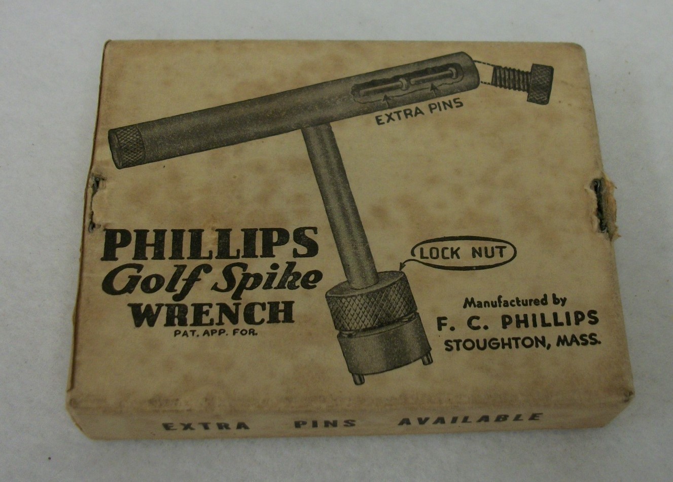 Vintage Phillips Golf Spike Wrench Tool with Spikes in Original Box eBay