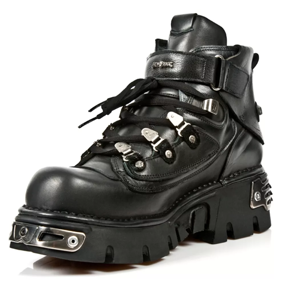 NEWROCK New Rock Unisex Boots Style M.654 S1 Black Reactor