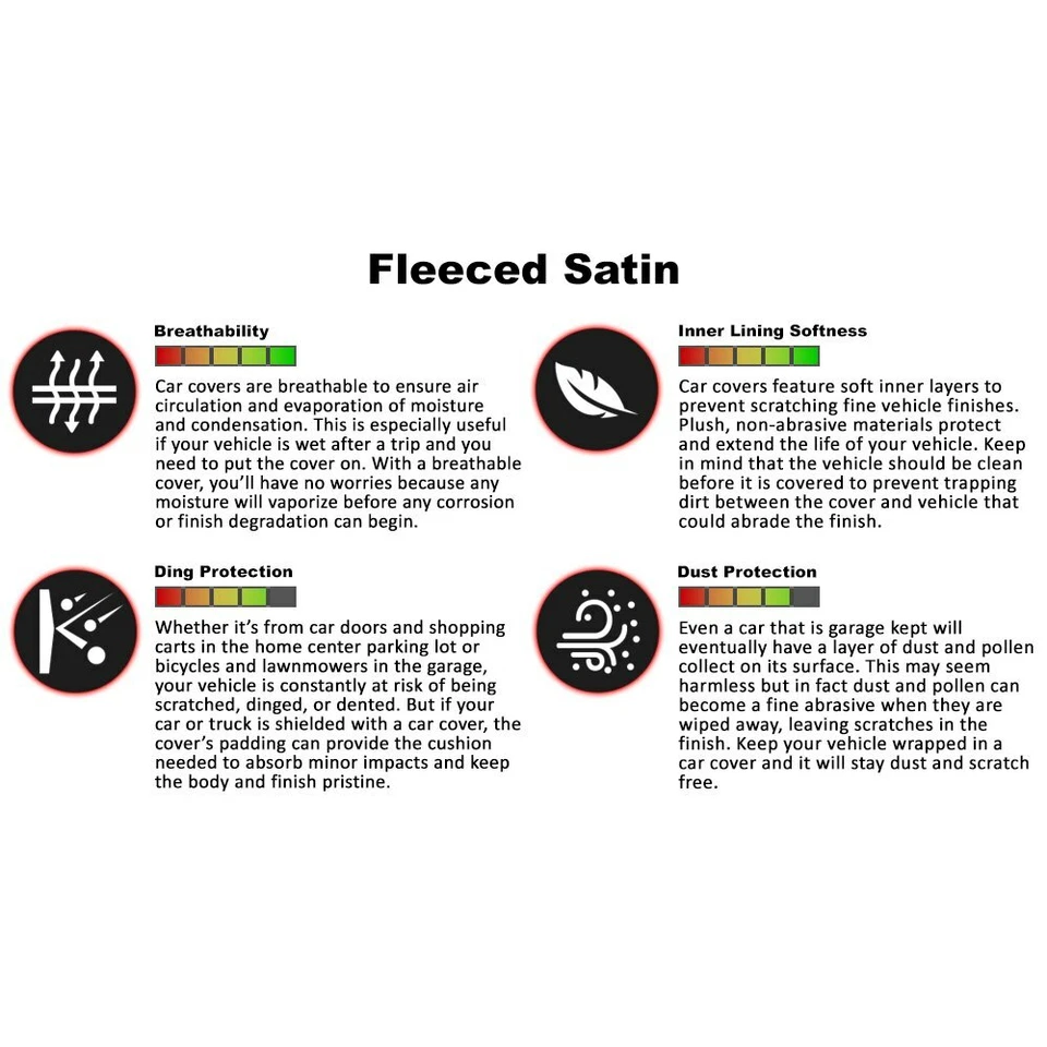 Cubierta interior de coche Covercraft Fleeced Satin 2014 a 2019 Chevrolet Corvette C7 Foto 3 de 4