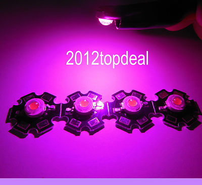 3w full spectrum 380nm~840nm led grow chip ,45mil bridgelux 20mm base