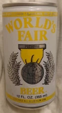 World's Fair Beer Can - Yellow - Great Lakes  - Fort Wayne, IN - 12 Oz