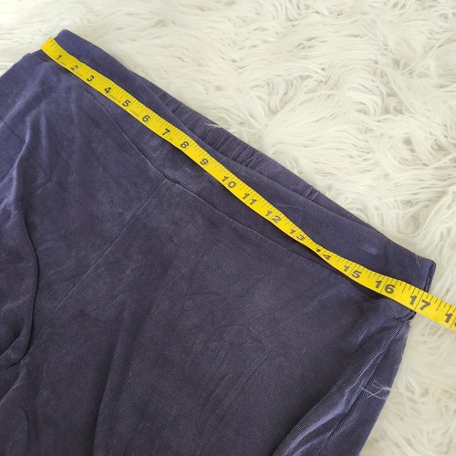 Coldwater Creek Slinky Pants Size XL 16 Pull On Acetate Stretch Purple periwinkl - Picture 6 of 11