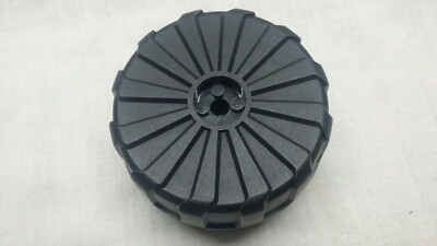 LEGO  2573 - Reifen - Rad - Hard Plastic Giant - Schwarz - aus Set 6989 - Gut