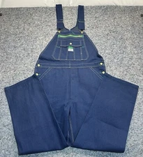 Liberty Bib Overalls Men’s 40x32 Comfortable Fit Work Denim Carpenter Farmer