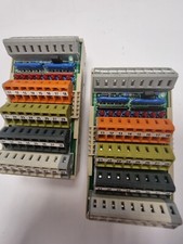 Terminal block module with Wieland Bamberg WEB1001, Wago 236, 704P004K used 1pcs