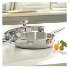 PH HEALTHY COOK-SOLUTIONS® COOKWARE 8.5" Straining Sauté Pan 5849