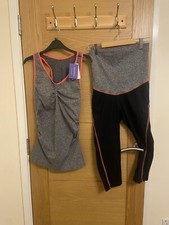 Brand new Seraphine Pregnancy Or Post Maternity Active Yoga Kit Sportswear Grey