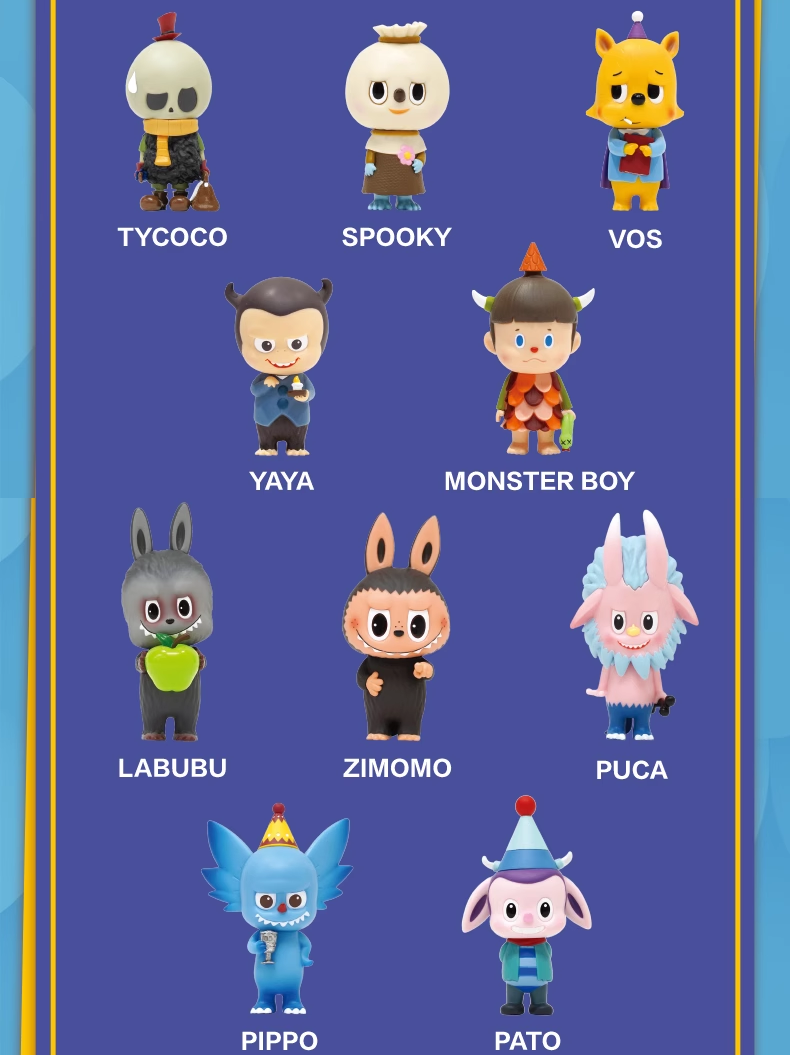 POP MART Labubu Super Group of the Monsters Set B Blind Box