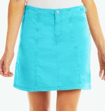 FRESH PRODUCE Small Bluefin BLUE Stretch Cotton 75 CRUISER SKORT Skirt NWT S